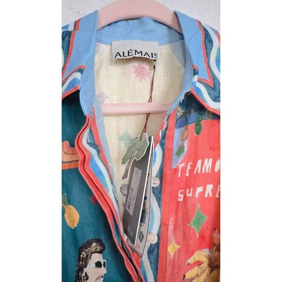 ALÉMAIS All Aboard Mini Dress - Multi AU6/US2 - Picture 8 of 12